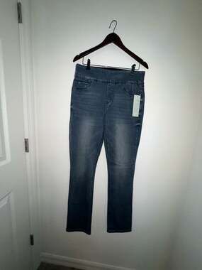 Laurie Felt Silky Straight Leg Comfort Pull-On Jeans with Vital Stretch Technolo